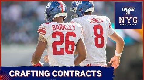 New York Giants Contracts For Daniel Jones And Saquon Barkley Youtube