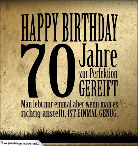 Atemberaubend Geburtstagskarte Zum Siebzigsten Geburstag