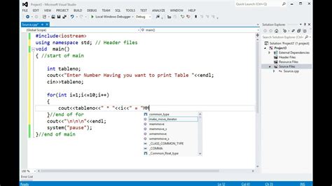 How To Generate A Multiplication Table Using For Loop In C HD