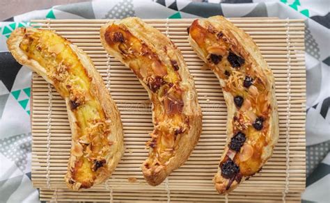 Banana Crispy Pasrty Stock Photo Image Of Baking Pastry 260864860