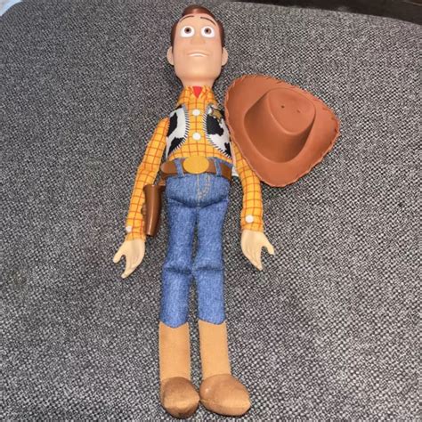 Disney Pixar Woody Toy Story Soft Toy Thinkway With Hat Talking £19 99 Picclick Uk