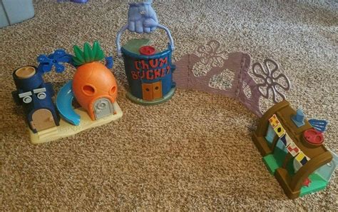 Spongebob Squarepants Bikini Bottom Playset Lot Playsets Imaginext Playsets Only