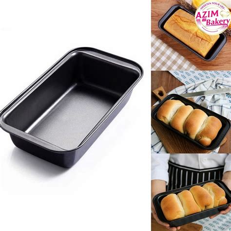 Non Stick Rectangular Loaf Pan Loyang Roti Loaf Pan Bread Baking