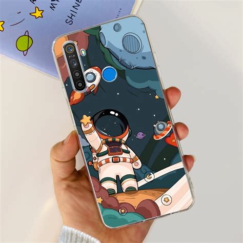 For Realme I Case Rmx Rm X Luxury Space Soft Clear Phone Back