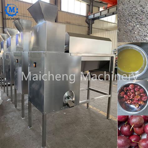 High Output Automatic Passion Fruits Pulping Machine Passion Fruit