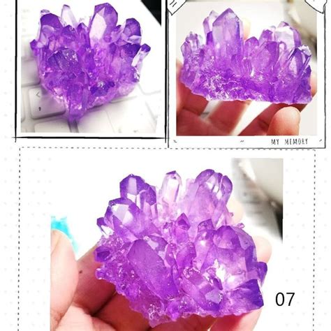 Colorful Crystal Cluster Resin Mold Natural Crystal Stone Mold Crystal