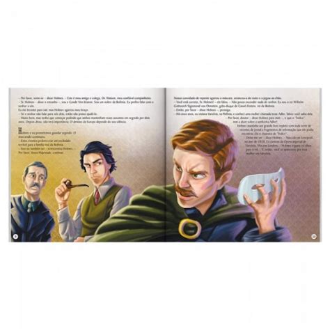 Livro Infantil As Aventuas De Sherlock Holmes Um Esc Ndalo Na Bo Mia