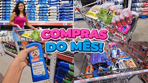 Compras do Mês no Atacadão Comprei Muita Coisa Esse Mês YouTube