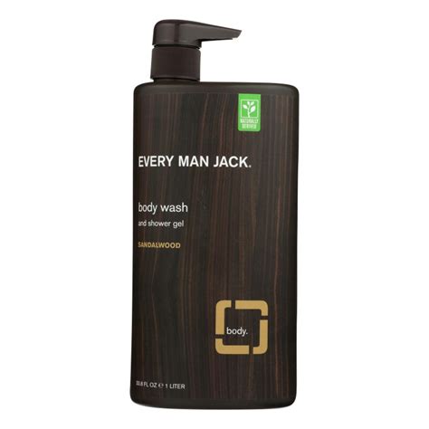 Shop Every Man Jack Body Wash Sandalwood Body Wash - Case of 33.8 - 33. ...