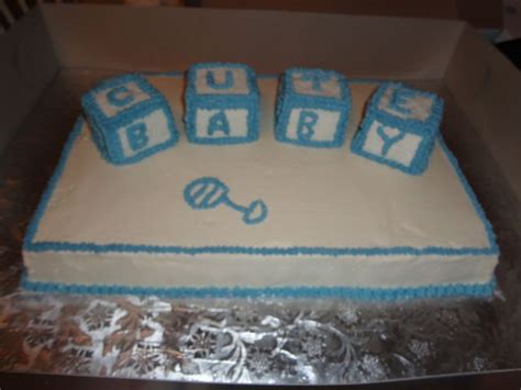 Baby Blocks Shower Cake Cake Shower Cakes Baby Blocks