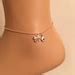 Rose Gold Clover Bracelet Anklet Shamrock Evil Eye Gold Etsy