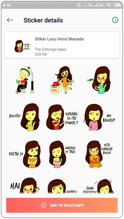 Stiker Manado Lucu Wastickerapps Apk For Android Download