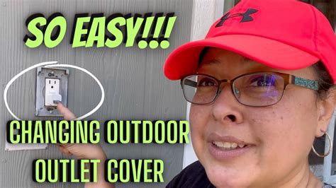 Easy Diy Install Weatherproof Patio Outlet Cover Youtube