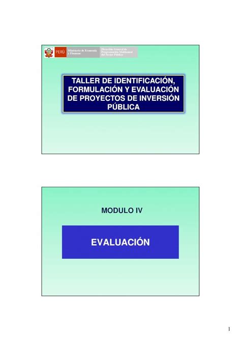 PDF 05 MODULO IV EVALUACION Modo De Compatibilidad DOKUMEN TIPS