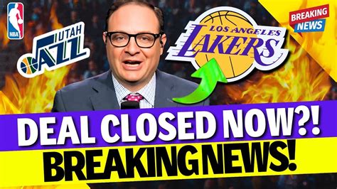 Urgent Unthinkable Move By The Lakers With Utah Jazz Nobody