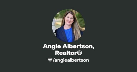 Angie Albertson Realtor® Instagram Facebook Tiktok Linktree