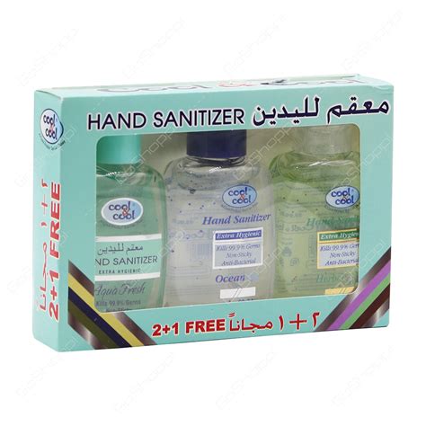 Cool And Cool Hand Sanitizer Assorted 3x60 Ml Buy Online