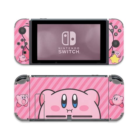 Kirby Skin Pink Anime Nintendo Switch Lite Oled Wrap Beluga Design