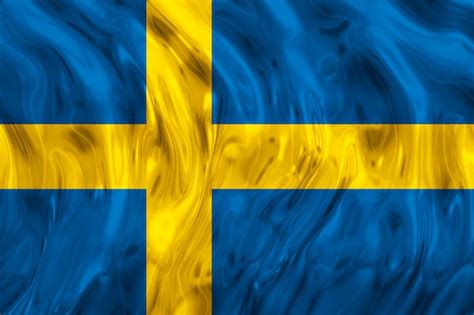 Premium Photo | National flag of sweden background with flag of sweden