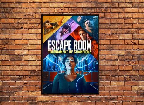 Escape Room Tournament Of Champions 2021 Horror Movie Cover Etsy