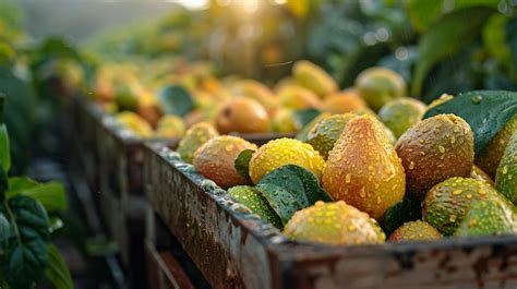 Premium Photo Harvesting Avocados In An Orchard Wallpaper