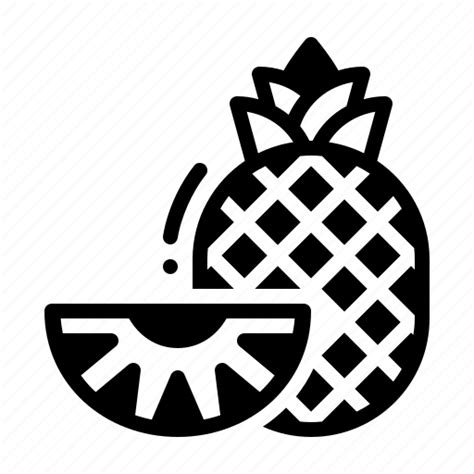 Food Fruit Healthy Pineapple Tropical Icon Download On Iconfinder