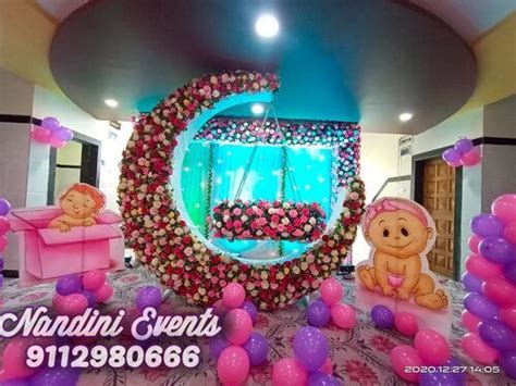 Homemade Naming Ceremony Cradle Decorations Pune Ceremony Decorations