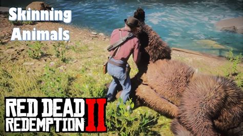 Skinning Animals in Red Dead Redemption 2 |RDR2| |Arthur Morgan| - YouTube