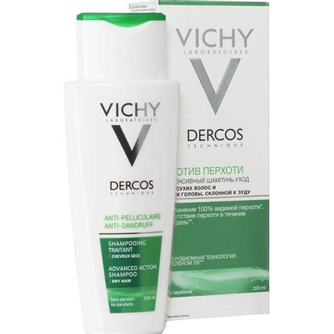 Vichy Dercos Shampooing Anti Pelliculaire Traitant Cheveux Secs Ml