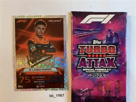 TOPPS TURBO Attax Formula 1 F1 2023 23 Signature Style 361