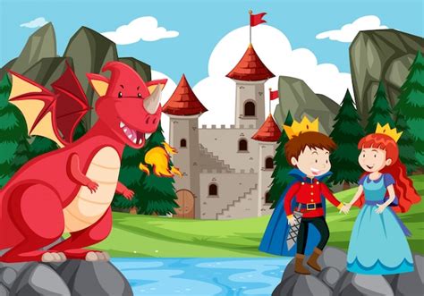 Free Vector | A fantasy story illustration