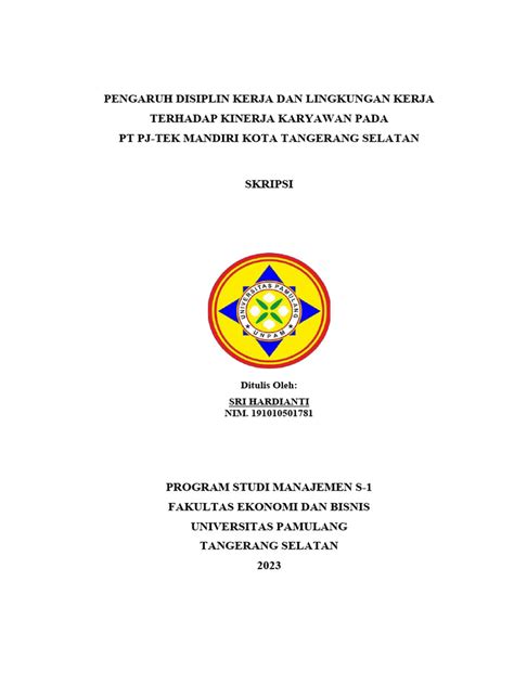 Skripsi Sri Hardianti Pdf