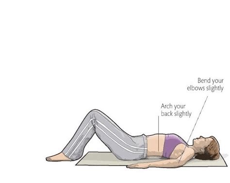 Supine Pelvic Tilt Exercise