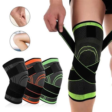 Наколенник Бандаж коленного сустава Knee Support Copper Черно-зелёный ...