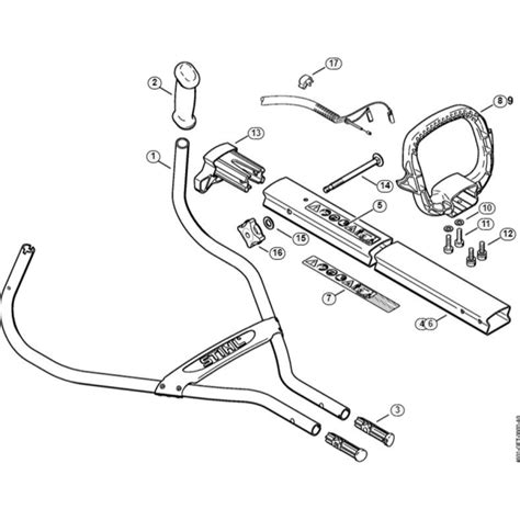 Handlebar Assembly For Stihl MM 55 Z MultiSystem L S Engineers