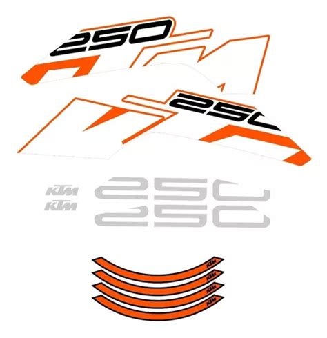 Calcomanias Ktm Duke 250 Sticker Kit