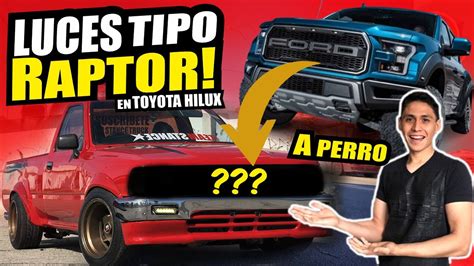 CÓMO PERSONALIZAR LA PARRILLA DE TU AUTO con LUCES LED TIPO RAPTOR