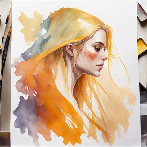 How To Paint Realistic Hair With Watercolor Artpracticed