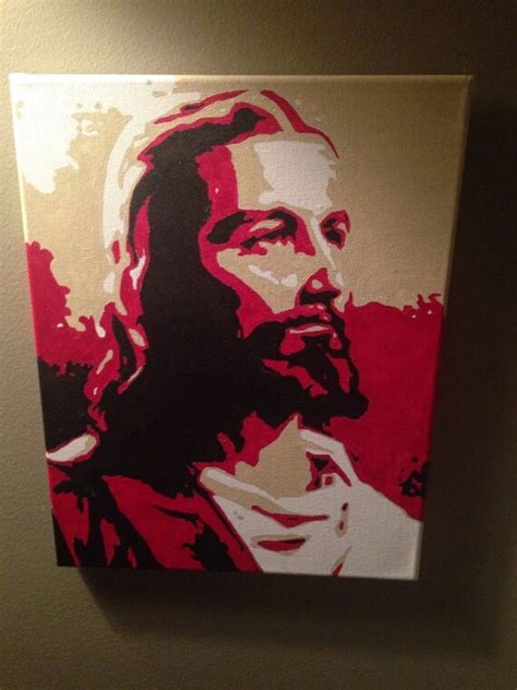 Items similar to Jesus Christ acrylic canvas Painting on Etsy