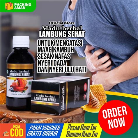 Jual Obat Maag Kambuh Sesak Nafas Nyeri Dada Nyeri Ulu Hati Madu