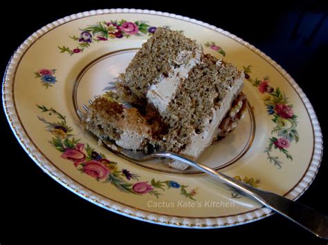 Cactus Kates Kitchen Coffee Walnut Layer Cake