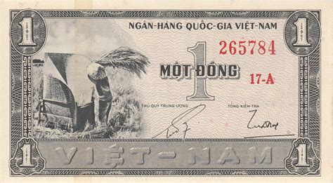 D Ng Nd Nd Third Issue South Vietnam Banknote