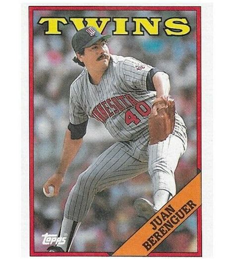 Berenguer Juan Minnesota Twins Topps Baseball Trading Card