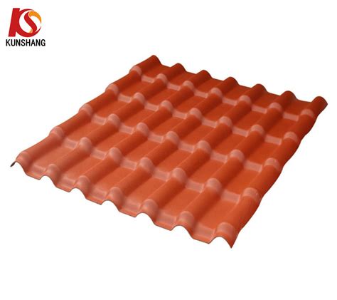 4 Layers Asa Synthetic Resin Pvc Roofing Tilessheet China Plastic Tile And Asa Coated Roof Tile