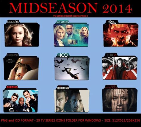 2014 Mid Season TV Series Folder Icons II Pack By Llyr86 On DeviantArt