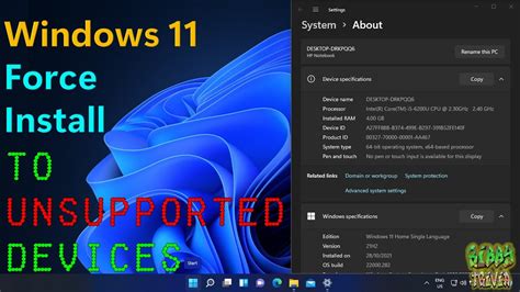 Install Windows On Unsupported Device Youtube