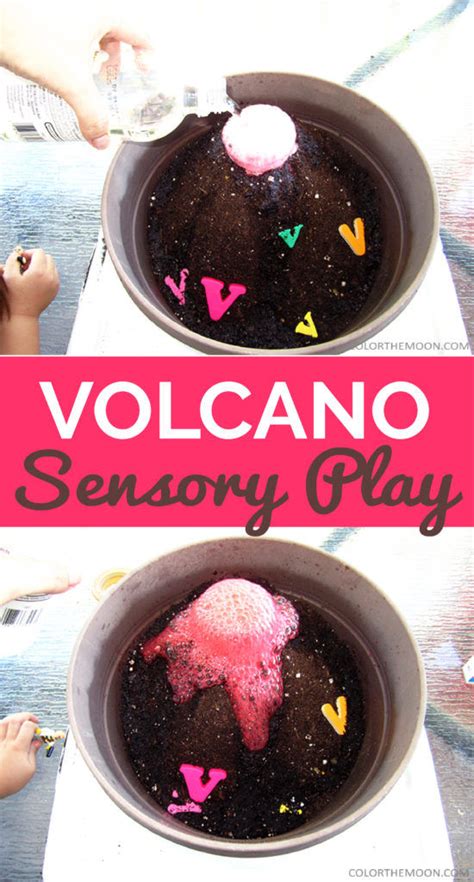 How To Make An Exploding Volcano For Sensory Play