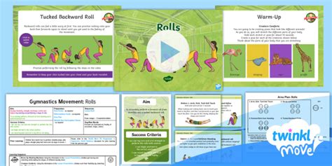 Forward Roll Year 3 Pe Gymnastics Lesson Teacher Made