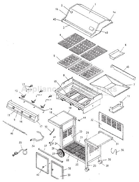 Bakers And Chefs 9803s Parts Grills