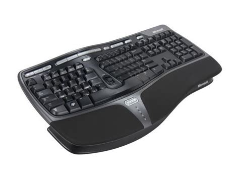 Microsoft Natural Keyboard 4000 For Business 5qh 00001 Black 104 Normal Keys Usb Wired Ergonomic